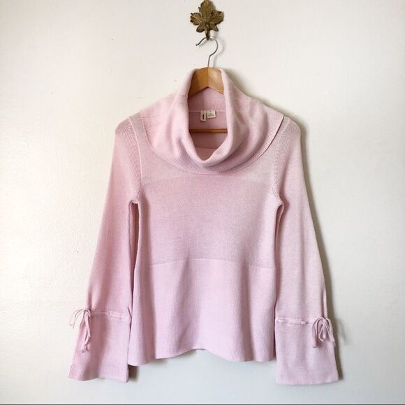Anthropologie Sweaters - Anthropologie Moth Pink turtleneck sweater XS